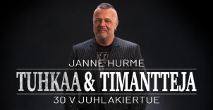 Janne Hurme mainoskuvassa