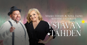 Iloiset Mikko Töyssy ja Nina Tapio