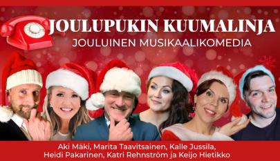 Esiintyjät joulutunnelmissa