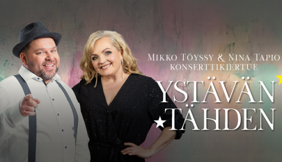 Iloiset Mikko Töyssy ja Nina Tapio