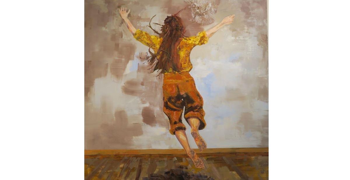 Juha Kettunen, Sykäyksin, 2018, tempera ja öljyväri