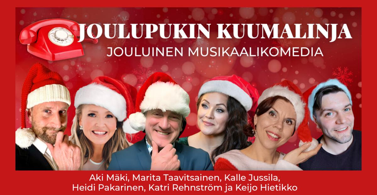 Esiintyjät joulutunnelmissa