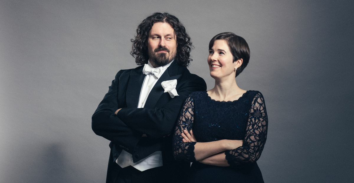 baritoni Aleksi Koponen ja pianisti Jenna Ristilä