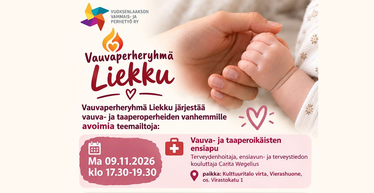 tilaisuuden mainos jossa paljon tekstiä